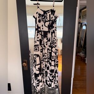 Black and White Maxi Dress